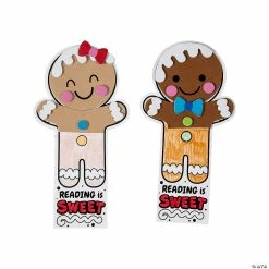 New π₯° Color Your Own Gingerbread Bookmark Craft Kit - Makes 12 π₯