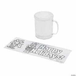 Best Pirce 🌟 Color Your Own Holiday Mugs - 12 Pc. 🌟