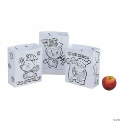 Hot Sale 🥰 Color Your Own Medium 🎄 Christmas Gift Bags - 12 Pc. 🤩