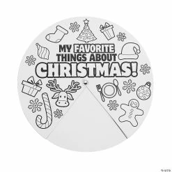 Cheap π― Color Your Own My Favorite Things About β Christmas Wheels - 12 Pc. π₯