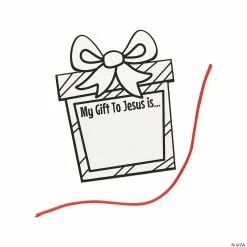 Brand new 🎁 Color Your Own My Gift to Jesus Ornaments - 12 Pc. 👏 -Cheap Christmas Crafts Store color your own my gift to jesus ornaments 12 pc 13957680 a02