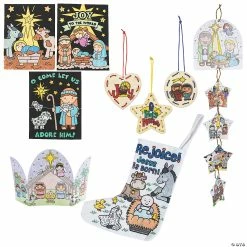 Best reviews of 🌟 Color Your Own Nativity Craft Kit Assortment for 48 👍