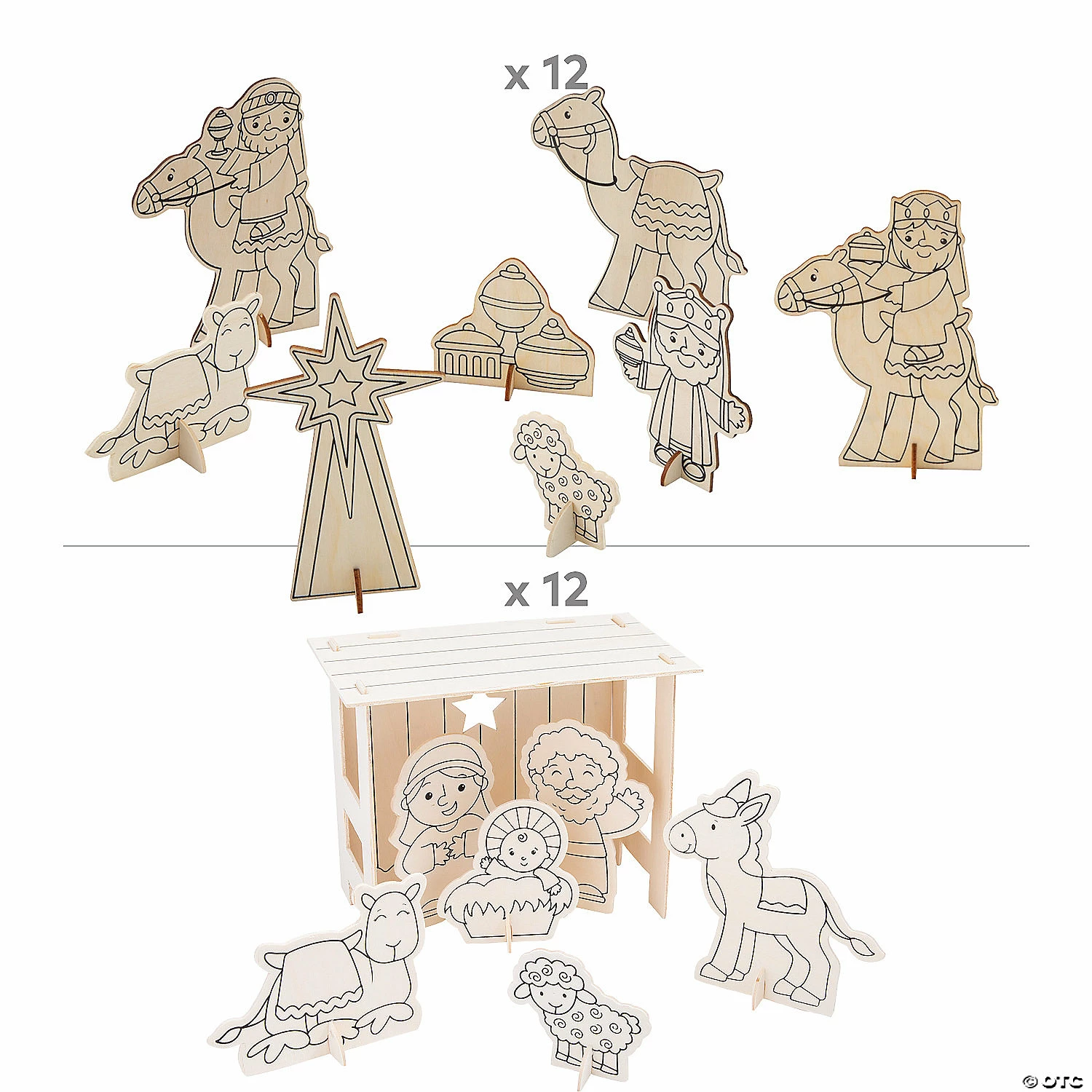 Coupon π Color Your Own Nativity Playset Craft Kit - Makes 24 π 2 Coupon π Color Your Own Nativity Playset Craft Kit - Makes 24 π - Image 2