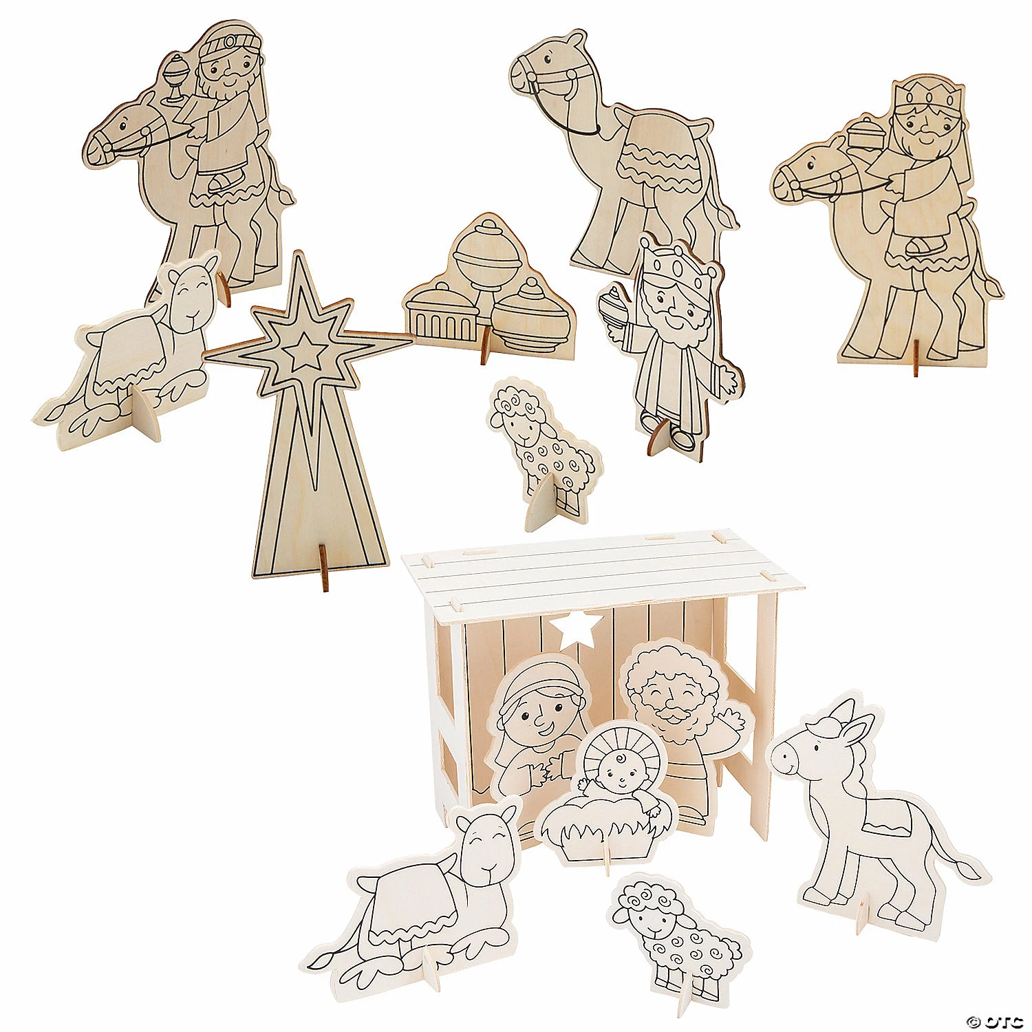 Coupon π Color Your Own Nativity Playset Craft Kit - Makes 24 π 1 Coupon π Color Your Own Nativity Playset Craft Kit - Makes 24 π