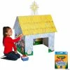 Promo 🛒 Color Your Own Nativity Stable Playhouse with Markers - 9 Pc. 😀