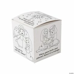 Buy β¨ Color Your Own Nativity Story Cubes - 12 Pc. π