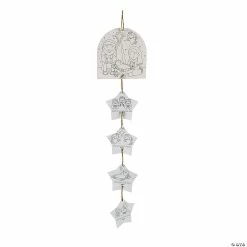 Outlet 🥰 Color Your Own Nativity Story Mobile Craft Kit - Makes 12 🛒