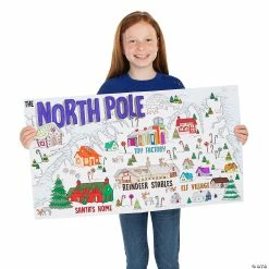Top 10 🤩 Color Your Own North Pole Map ❤️ -Cheap Christmas Crafts Store color your own north pole map14145089 a02