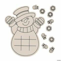 Best deal 💯 Color Your Own Snowman Tic-Tac-Toe Kits - 12 Pc. 🛒