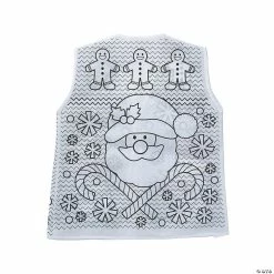 Cheap π Color Your Own Ugly Sweater Vests - 12 Pc. β¨ 5 Cheap π Color Your Own Ugly Sweater Vests - 12 Pc. β¨ -Cheap Christmas Crafts Store color your own ugly sweater vests 12 pc 13957415 a02