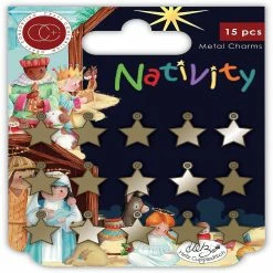 Cheapest ❤️ Craft Consortium Nativity Metal Charms Stars 😉