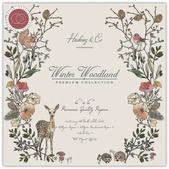 Outlet 😉 Craft Consortium Winter Woodland 6x6 Paper Pad 🌟