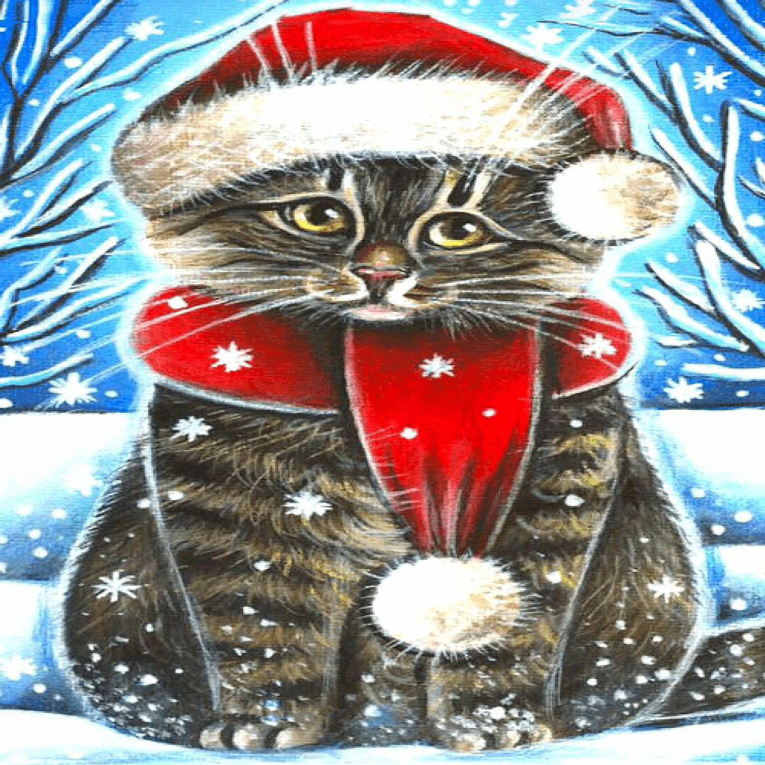 Budget π Crafting Spark (Wizardi) - π Christmas Cat CS2436 7.9 x 11.8 inches Crafting Spark Diamond Painting Kit β€οΈ 2 Budget π Crafting Spark (Wizardi) - π Christmas Cat CS2436 7.9 x 11.8 inches Crafting Spark Diamond Painting Kit β€οΈ - Image 2