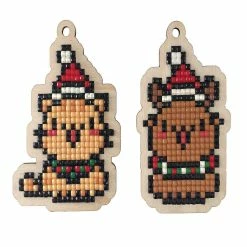 Best Sale ⭐ Crafting Spark (Wizardi) - 🎅 Christmas Kittens WWP446 Diamond Painting on Plywood Kit 🎁