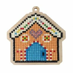 Cheap 👏 Crafting Spark (Wizardi) - Gingerbread House WWP454 Diamond Painting on Plywood Kit 🔥