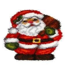 Top 10 🎁 Crafting Spark (Wizardi) - Latch hook cushion kit "Santa Claus" 4095 🔥