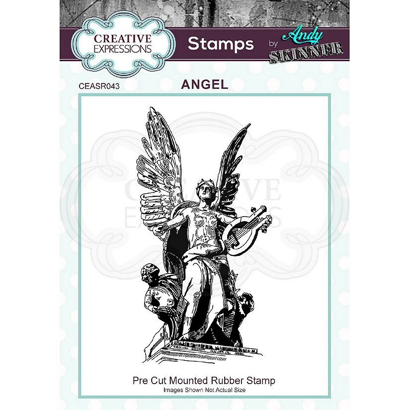 Cheap π Creative Expressions Andy Skinner Angel Rubber Stamp π 1 Cheap π Creative Expressions Andy Skinner Angel Rubber Stamp π