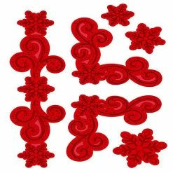 Hot Sale 👍 Creative Expressions Festive Collection Snowflake Flourish Corner 🔥