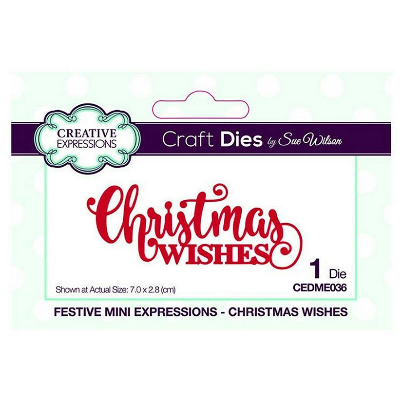 Buy βοΈ Creative Expressions Festive Mini Expressions β Christmas Wishes Craft Die π 1 Buy βοΈ Creative Expressions Festive Mini Expressions β Christmas Wishes Craft Die π