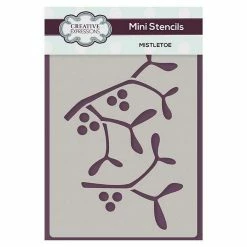 Best deal ⌛ Creative Expressions Mini Stencil Mistletoe ⌛