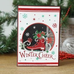 Cheapest 🛒 Creative Expressions Paper Cuts Edger Winter Cheer Craft Die 🌟 -Cheap Christmas Crafts Store creative expressions paper cuts edger winter cheer craft die14156294 a03NOWA