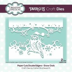 Best deal ✔️ Creative Expressions Paper Cuts Snow Owls Double Edger Craft Die 🧨