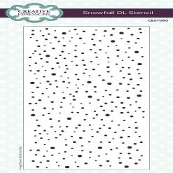 Best Pirce ✨ Creative Expressions Snowfall DL Stencil 🥰