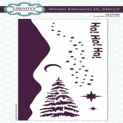 Best Sale 🎁 Creative Expressions Winter Elements DL Stencil ✔️