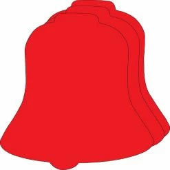 Best reviews of 🛒 Creative Shapes Etc. - Bell Single Color Super Cut-outs- 8” X 10” 🧨