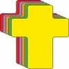 Cheap ⌛ Creative Shapes Etc. - Cross Foam Assorted Color Creative Cut-outs- 5.5" 👏