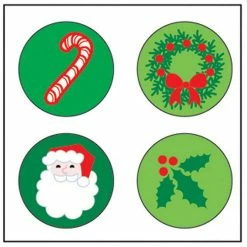 Best Pirce 🤩 Creative Shapes Etc. - Incentive Stickers - Holly Daze 🛒