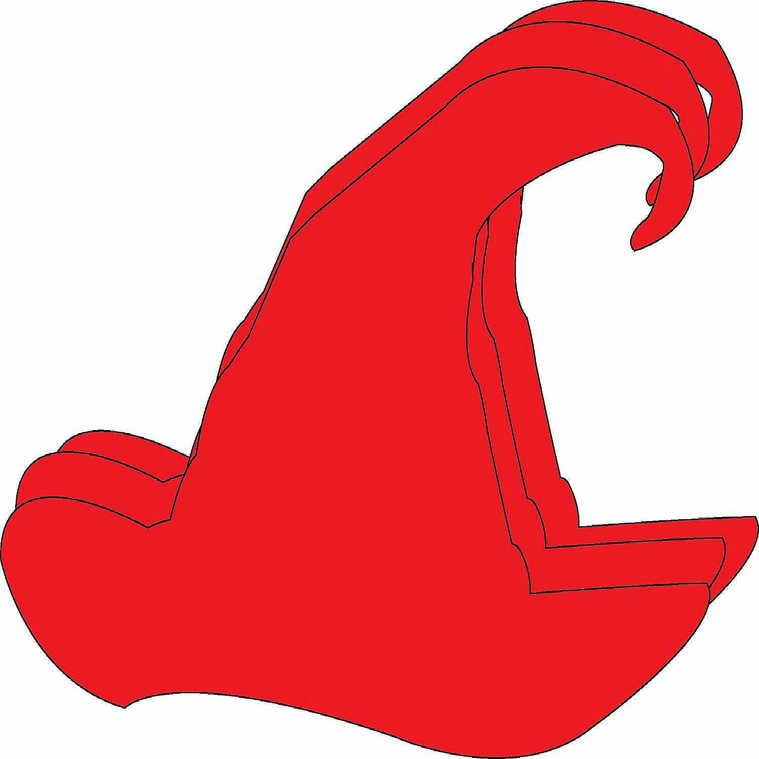 Outlet ✔️ Creative Shapes Etc. - Santa Hat Large Single Color Creative Cut-outs, 5.5" ✨ 1 Outlet ✔️ Creative Shapes Etc. - Santa Hat Large Single Color Creative Cut-outs, 5.5" ✨