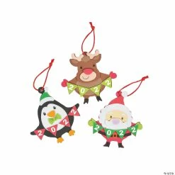 Buy 🔥 Dated 🎄 Christmas Character Ornament Craft Kit - Makes 12 💯