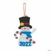Flash Sale 👍 Dated Snowman Ornament Craft Kit - Makes 12 👏