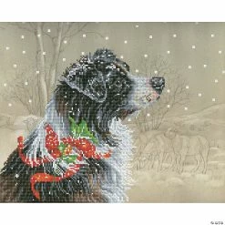 Wholesale ๐ Diamond Dotz Diamond Embroidery Facet Art Kit 19"X16"-Christmas Collie ๐