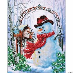 Best deal 🛒 Diamond Dotz Diamond Embroidery Facet Art Kit 22.8"X27.6"-Father Snow 🤩