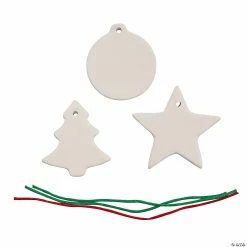 Discount 🌟 DIY Ceramic 🔔 Christmas Ornaments - 12 Pc. 🔥