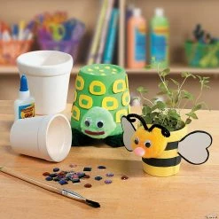 Top 10 🎉 DIY Ceramic Flowerpots - 12 Pc. ⭐ -Cheap Christmas Crafts Store diy ceramic flowerpots 12 pc 56 9207 a04