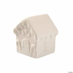 Flash Sale 🥰 DIY Ceramic Gingerbread Houses - 12 Pc. 🔔