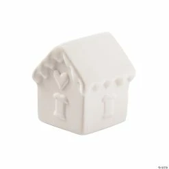 Flash Sale 🥰 DIY Ceramic Gingerbread Houses - 12 Pc. 🔔 -Cheap Christmas Crafts Store diy ceramic gingerbread houses 12 pc 14091739 a02