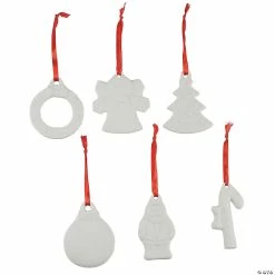 Coupon ✨ DIY Ceramic Holiday Ornaments - 12 Pc. 🌟