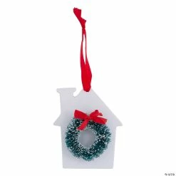 Discount 🎁 DIY Ceramic House Ornaments - 12 Pc. 😍 -Cheap Christmas Crafts Store diy ceramic house ornaments 12 pc 14091906 a01