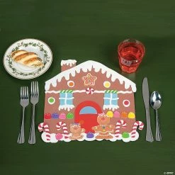 Cheapest โ๏ธ DIY Foam Gingerbread House Placemats - Makes 12 ๐งจ