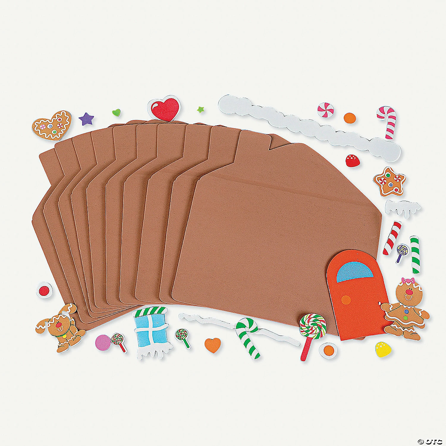 Cheapest βοΈ DIY Foam Gingerbread House Placemats - Makes 12 𧨠2 Cheapest βοΈ DIY Foam Gingerbread House Placemats - Makes 12 𧨠- Image 2