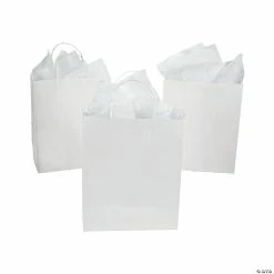 Budget 😍 DIY Large White Gift Bags - 12 Pc. 🥰