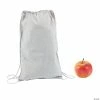 Best Pirce ⌛ DIY Medium White Canvas Drawstring Bags - 12 Pc. 😉