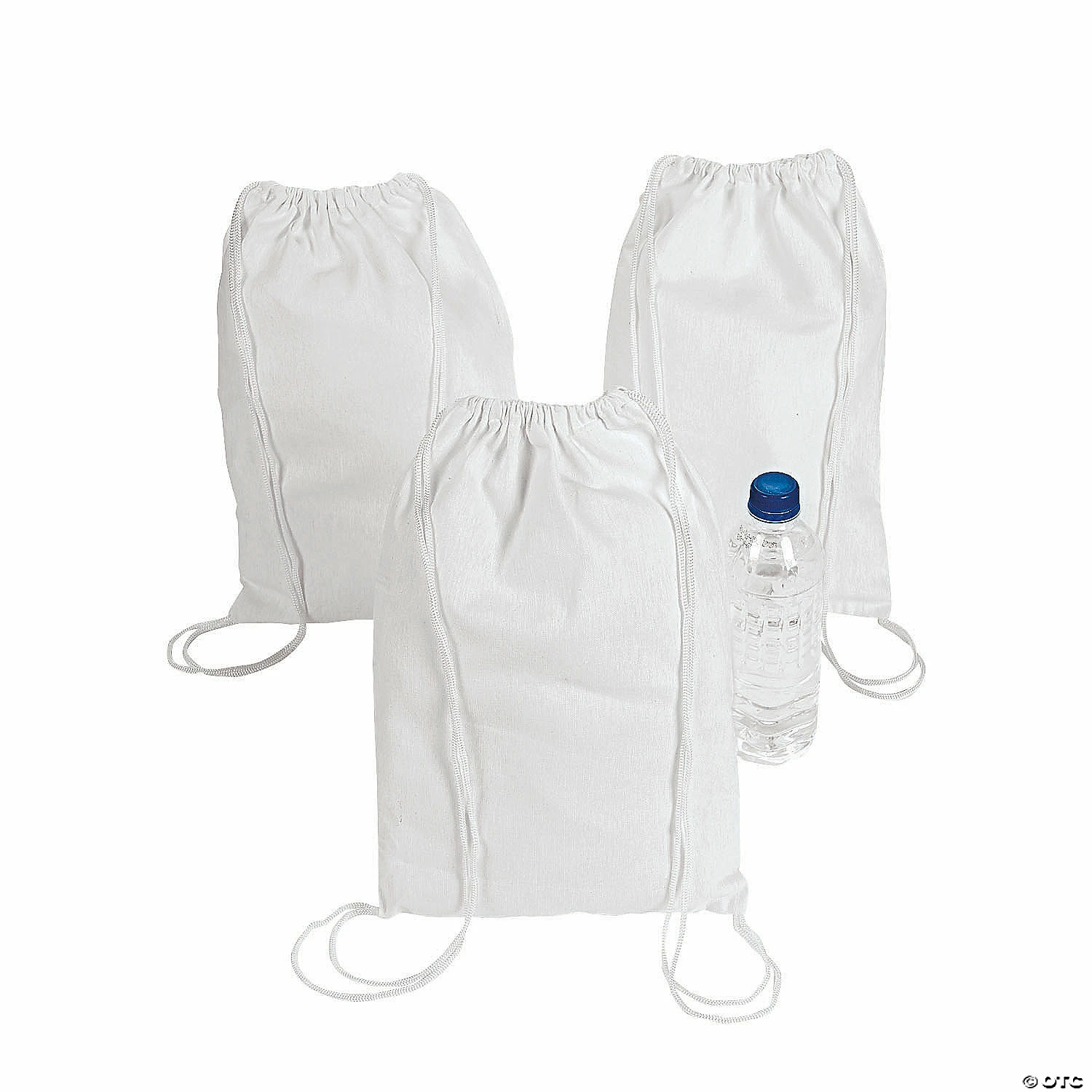 Best Pirce โ DIY Medium White Canvas Drawstring Bags - 12 Pc. ๐ 2 Best Pirce โ DIY Medium White Canvas Drawstring Bags - 12 Pc. ๐ - Image 2