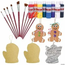 Cheap 👍 DIY Papier-Mâché Ornament Craft Kit Assortment - Makes 36 ⌛