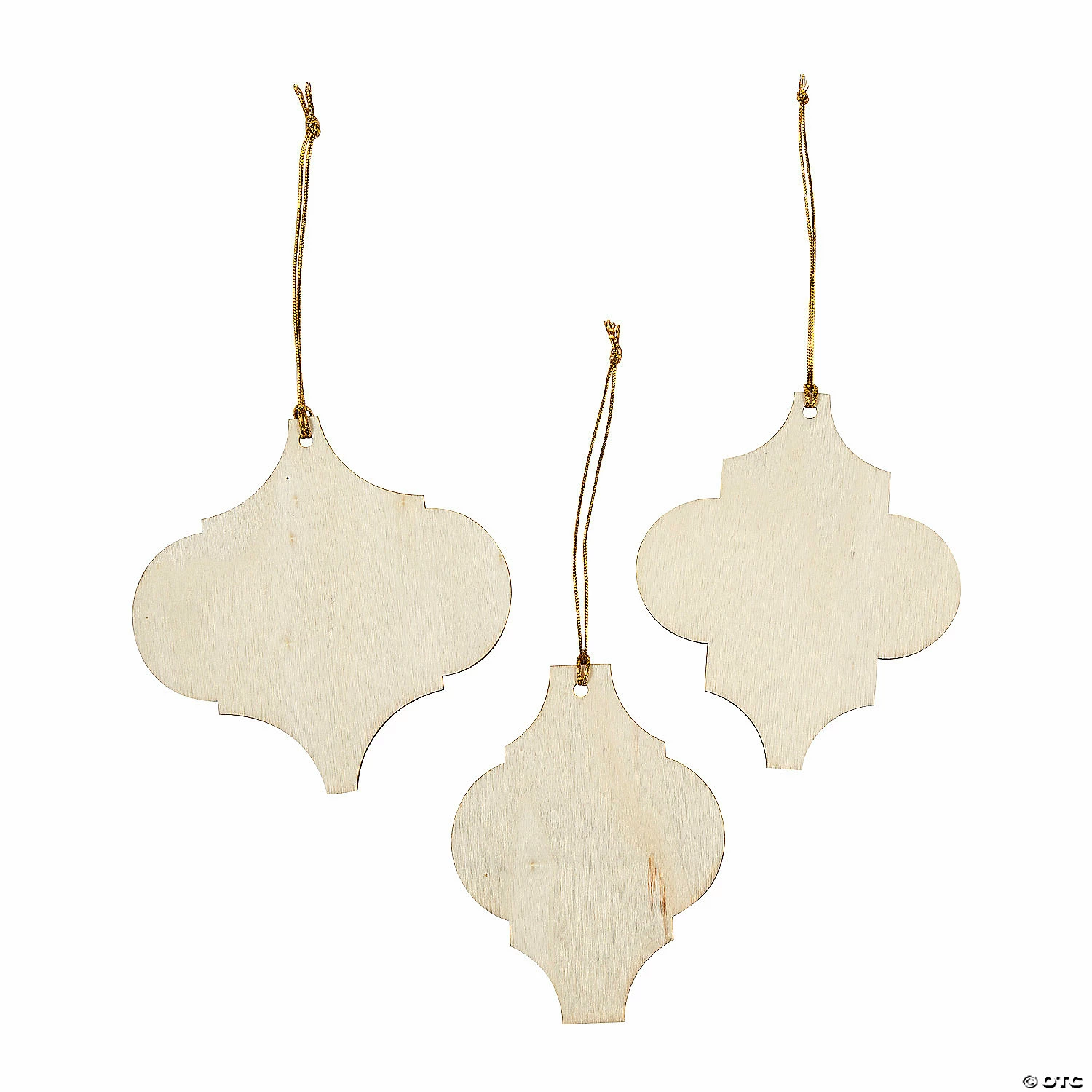 Outlet ⌛ DIY Unfinished Wood Arabesque Ornaments - 12 Pc. ⌛ 1 Outlet ⌛ DIY Unfinished Wood Arabesque Ornaments - 12 Pc. ⌛