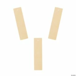 New 🎁 DIY Unfinished Wood Bookmarks - 24 Pc. ✔️